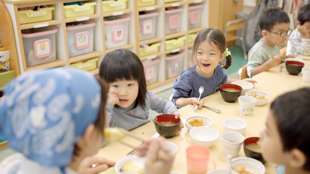 3. 素材や調理方法にこだわった自園給食